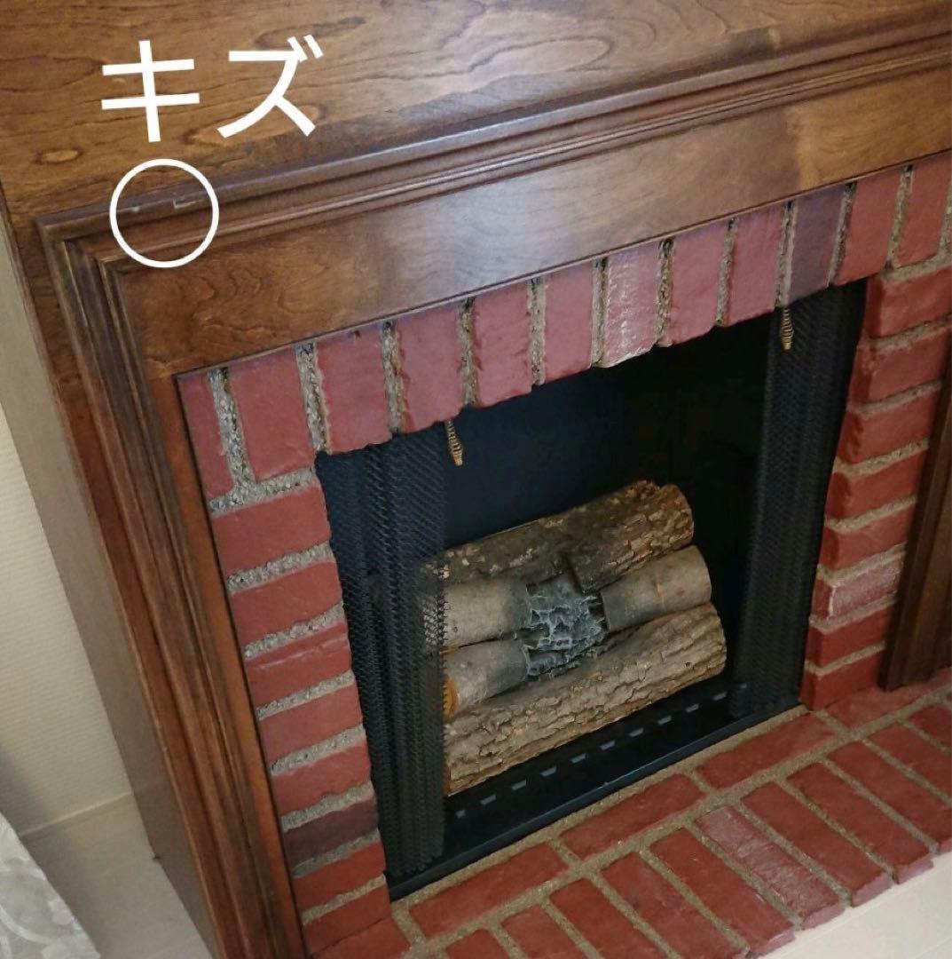 最終価格☆希少逸品高級輸入家具☆暖炉風オブジェサイドボード