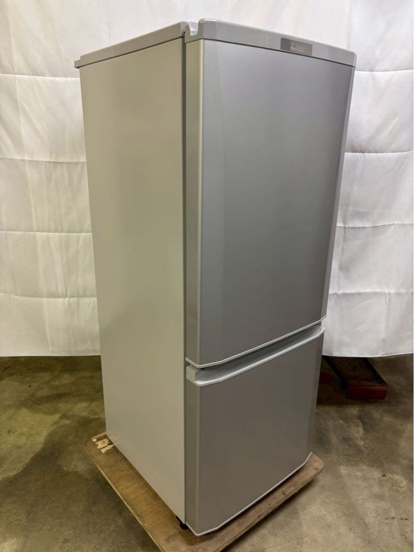 三菱 2ドア冷蔵庫 MR-P15E-S1 2020年製 146L 右開き