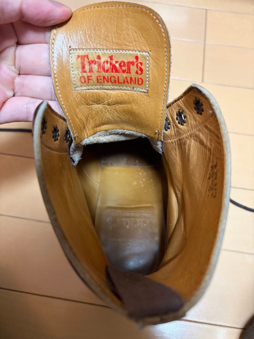 Trickers ブーツ ブラウン M5635 BURFORD UK9.5