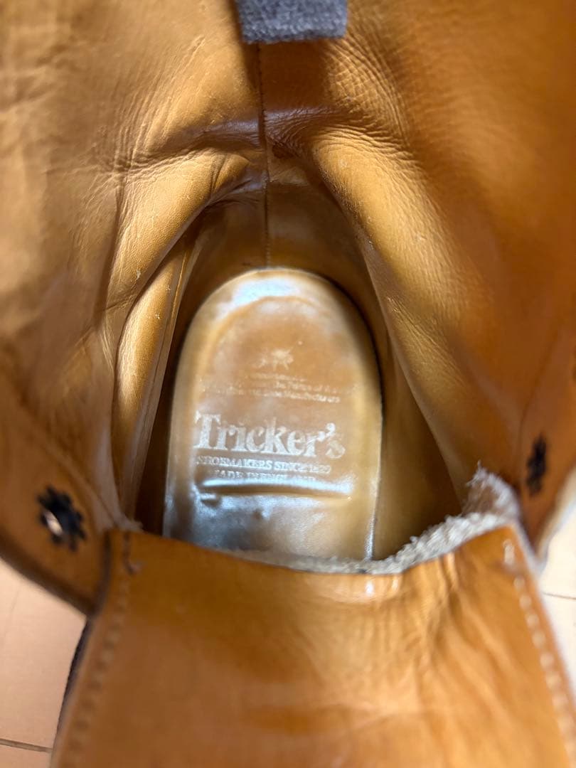 Trickers ブーツ ブラウン M5635 BURFORD UK9.5