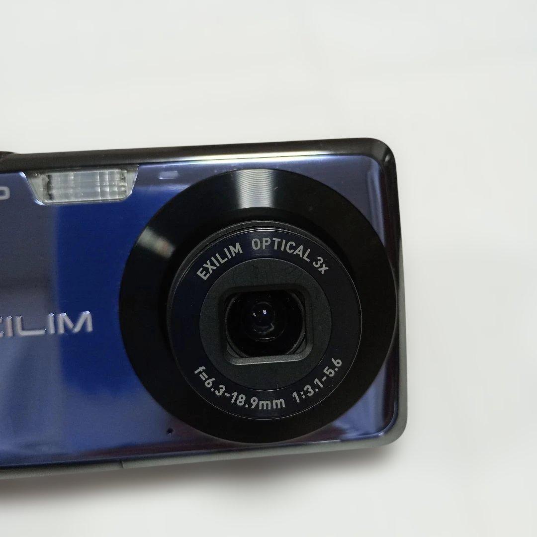 【美品】デジタルカメラ　CASIO　EXILIM EX-Z330　ブルー　中古