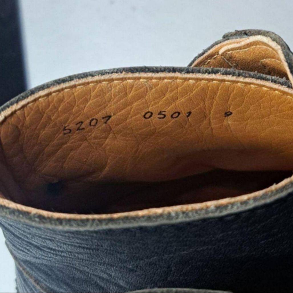 TMT コンチョ　レザー　モカシンブーツ　クレープソール　9