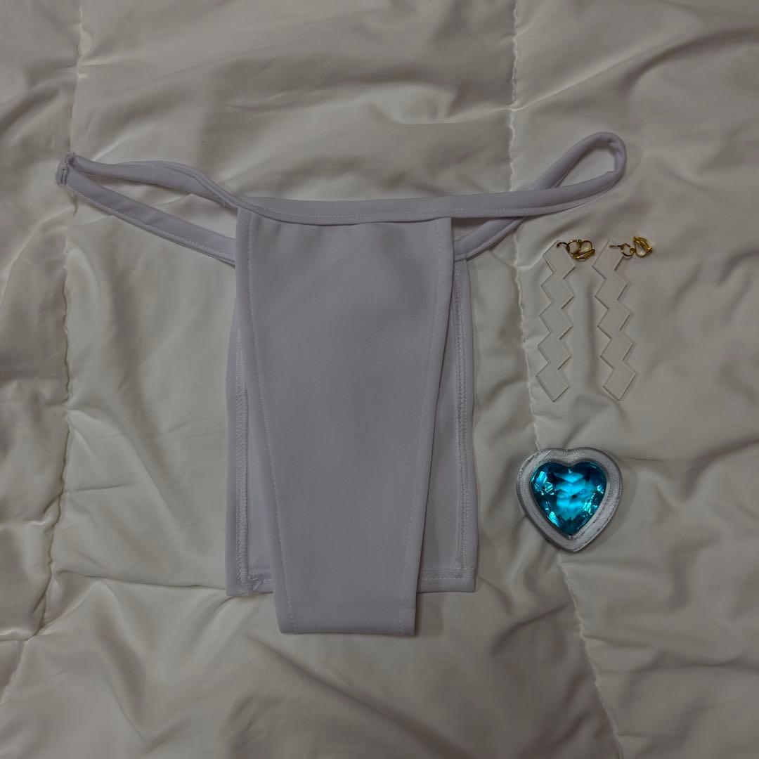 魔法少女にあこがれて マジアアズール 薄氷巫女 水神小夜 コスプレ衣装XL