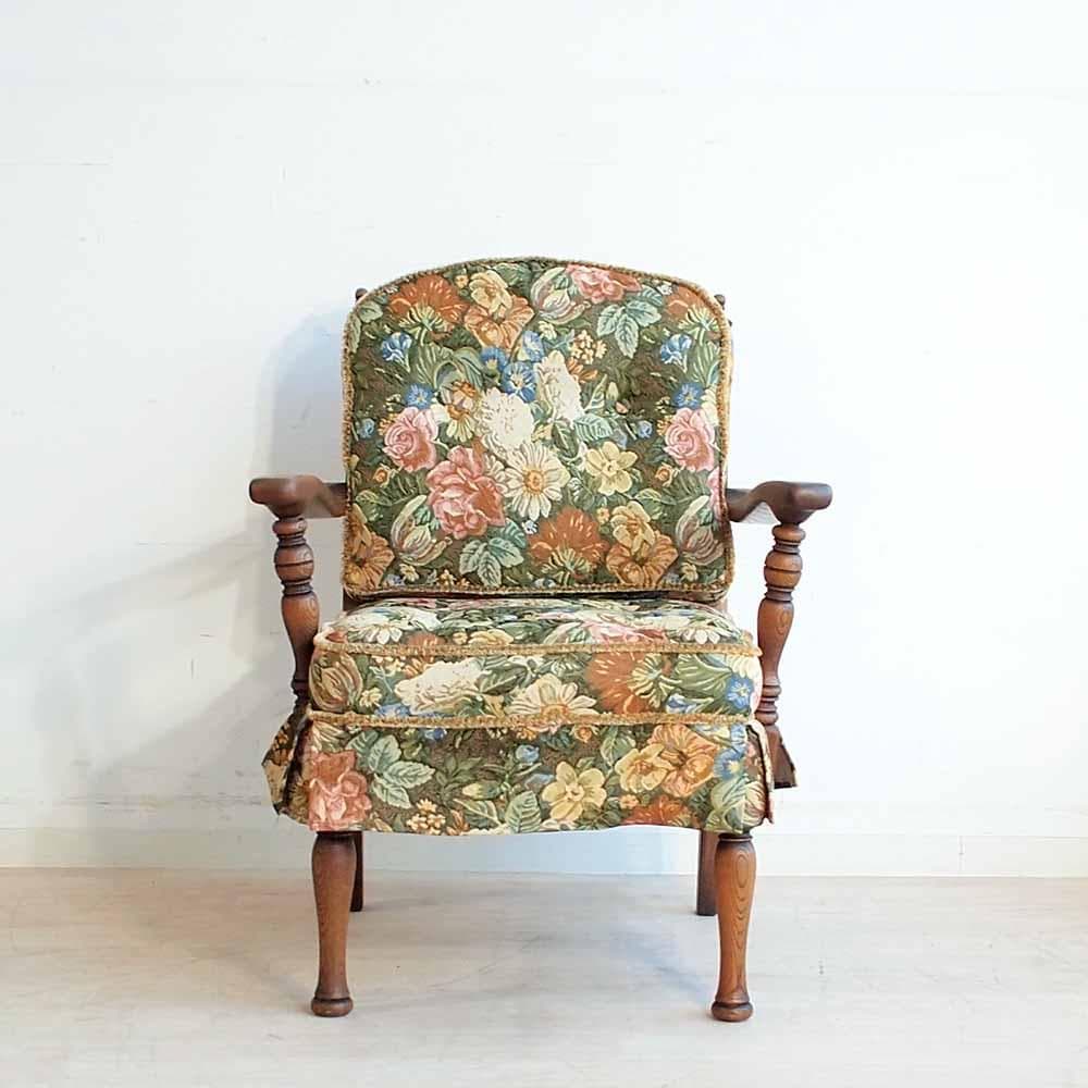 オークショップ 豊田たんす 1人掛けソファ A アームチェア ZR24359