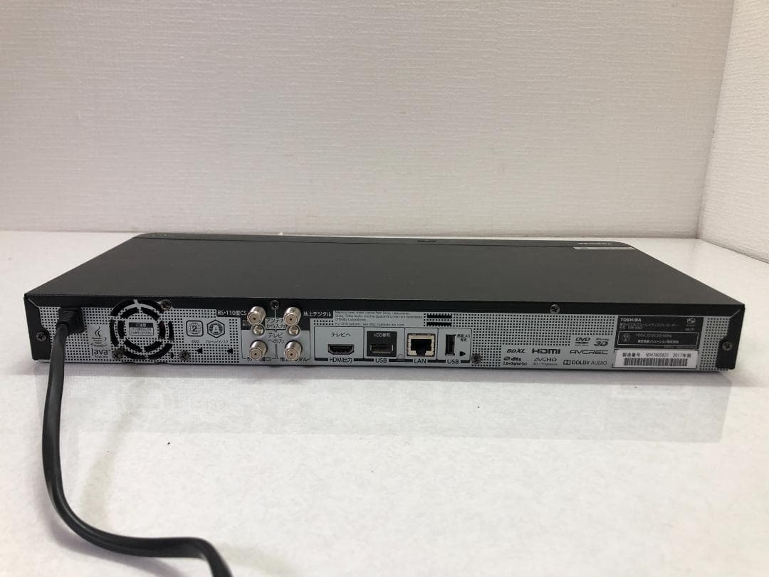 美品 REGZA ブルーレイレコーダー DBR-W507 実動 250413