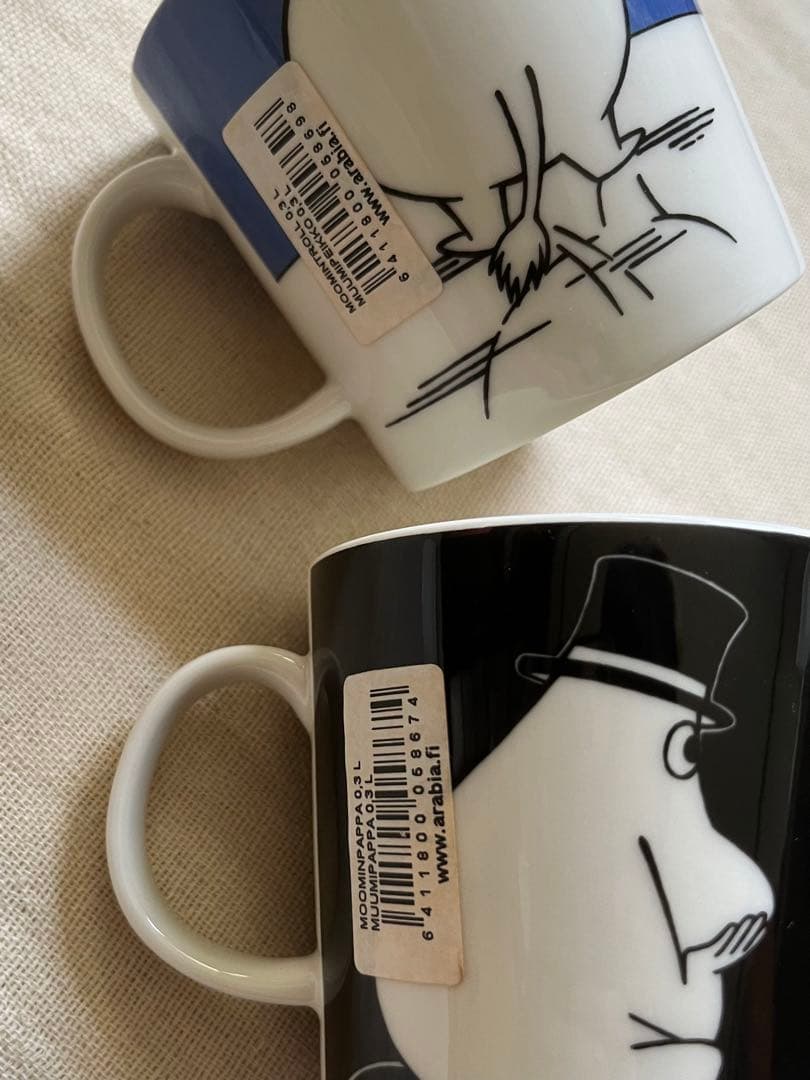 【新品】未使用　Arabia　ムーミン　マグ　ボウル　セット