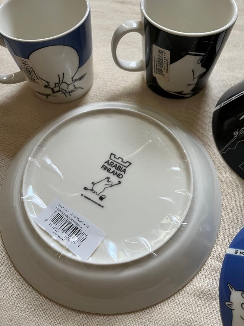 【新品】未使用　Arabia　ムーミン　マグ　ボウル　セット