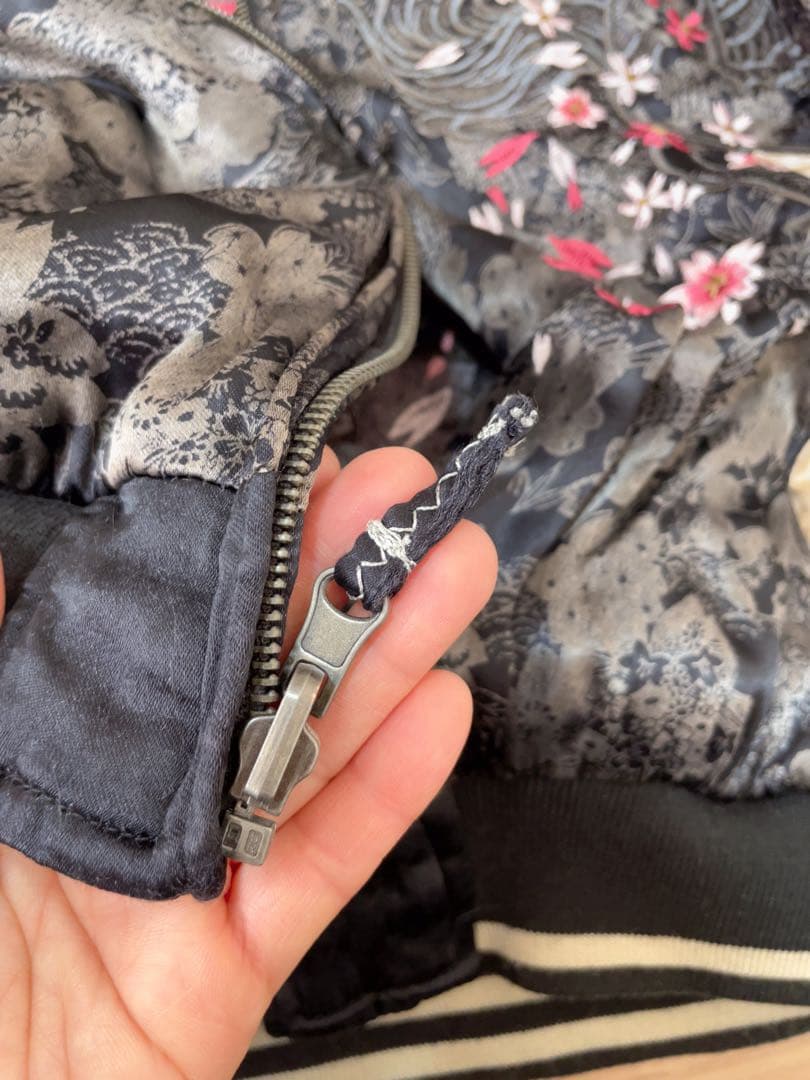 GARO雅結スカジャンL リバーシブル中古品