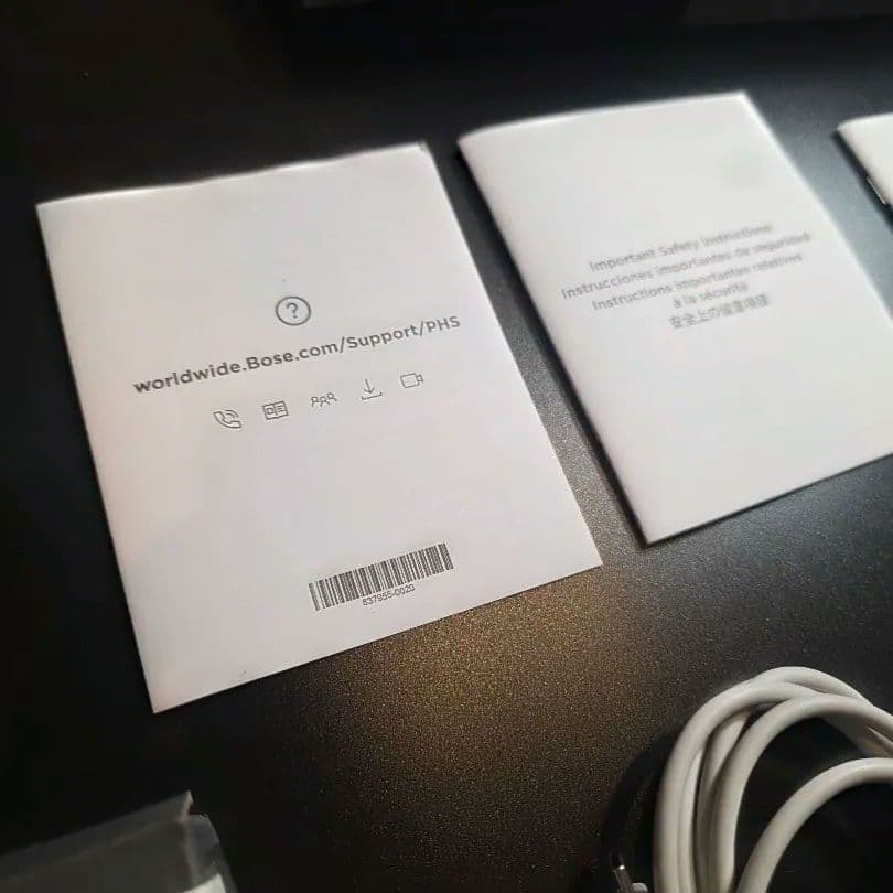 Bose Portable Smart Speaker ホワイト クレードル付き