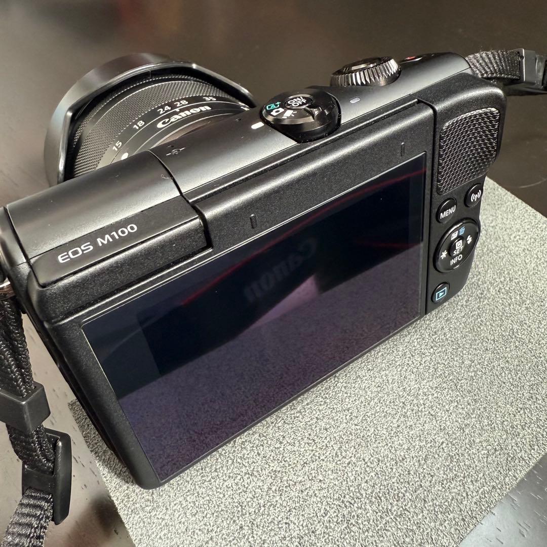 【美品 最安値】Canon EOS M100 ミラーレス一眼 本体 セット