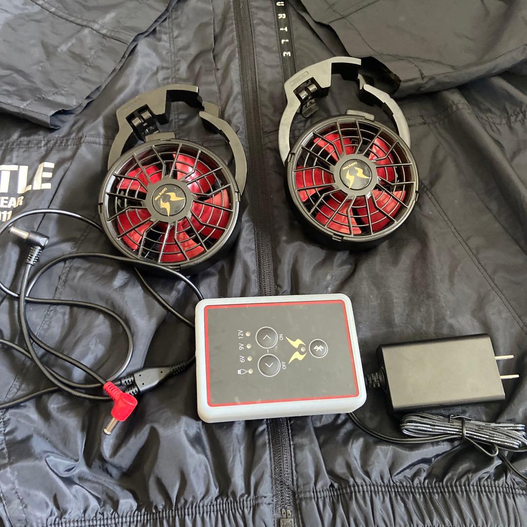 BURTLE 作業用ジャケット ファン付き ブラック