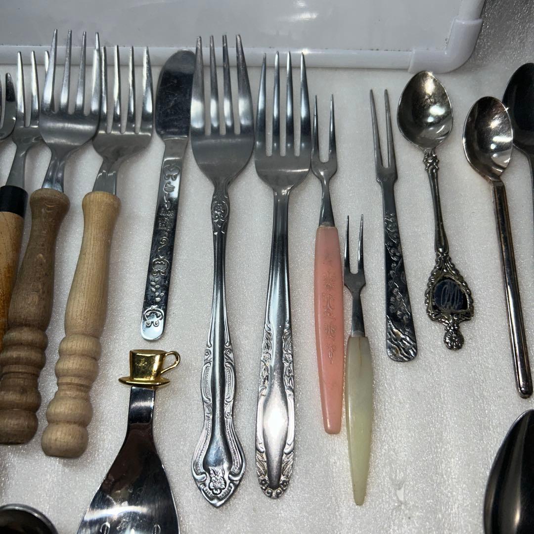 【レトロ】Afternoon Tea ティーキャディースプーン他カトラリーセット