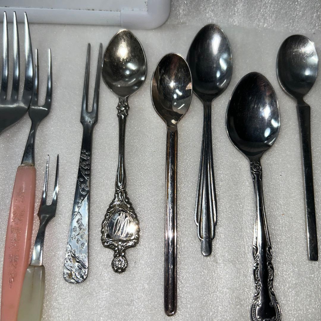 【レトロ】Afternoon Tea ティーキャディースプーン他カトラリーセット