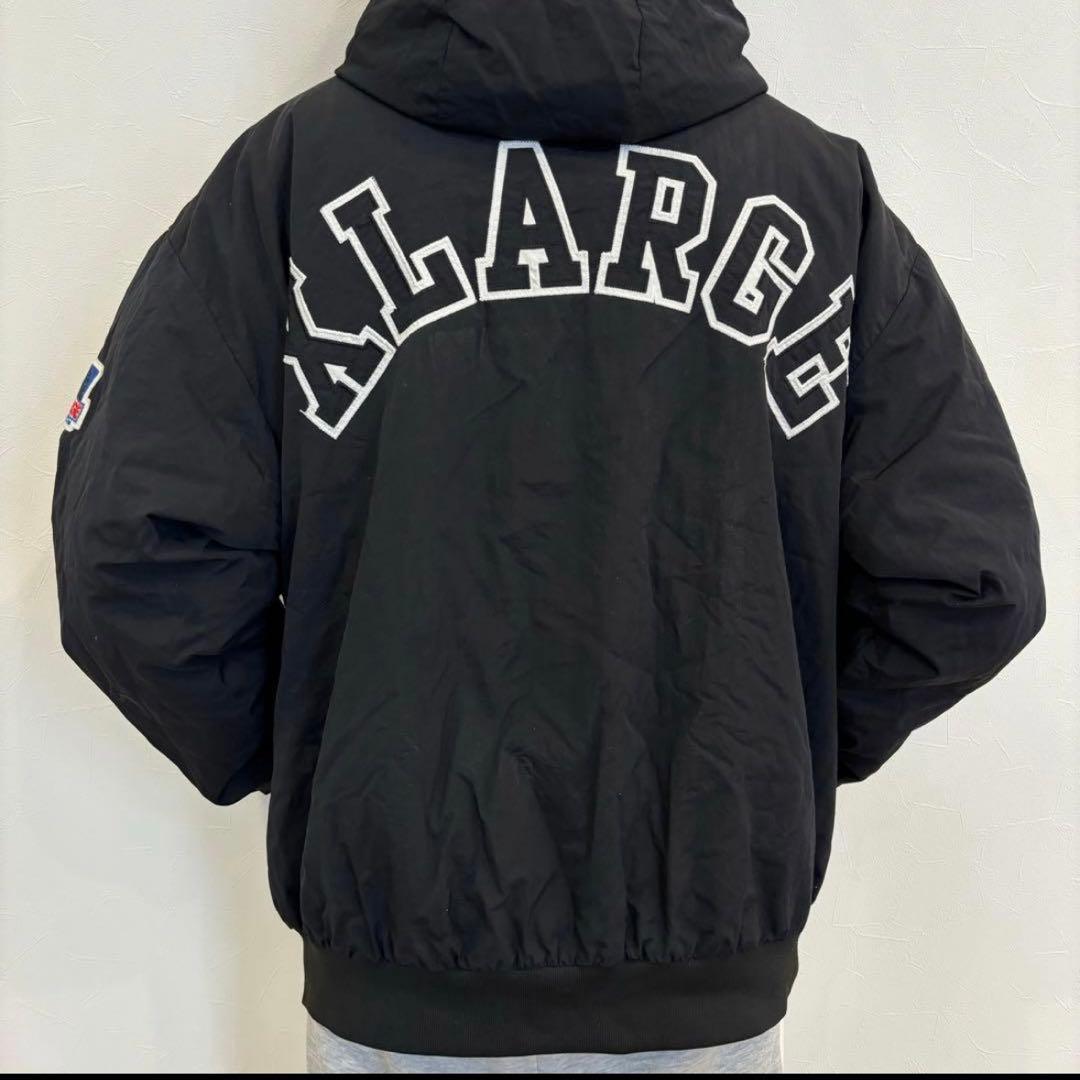 【くれまぐエア】エクストララージ アーチロゴ ナイロンパファージャケット XL