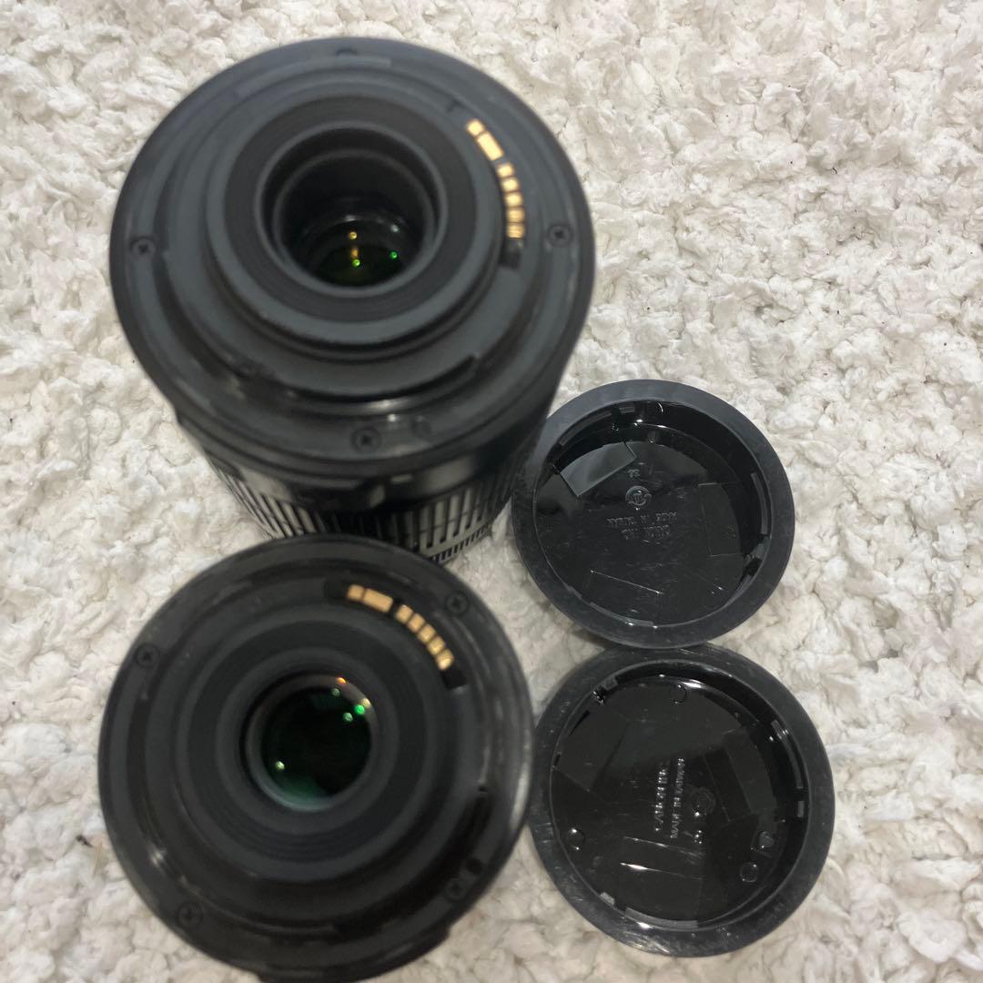 ココCanon EOS デジタル一眼レフ 2本レンズ付き