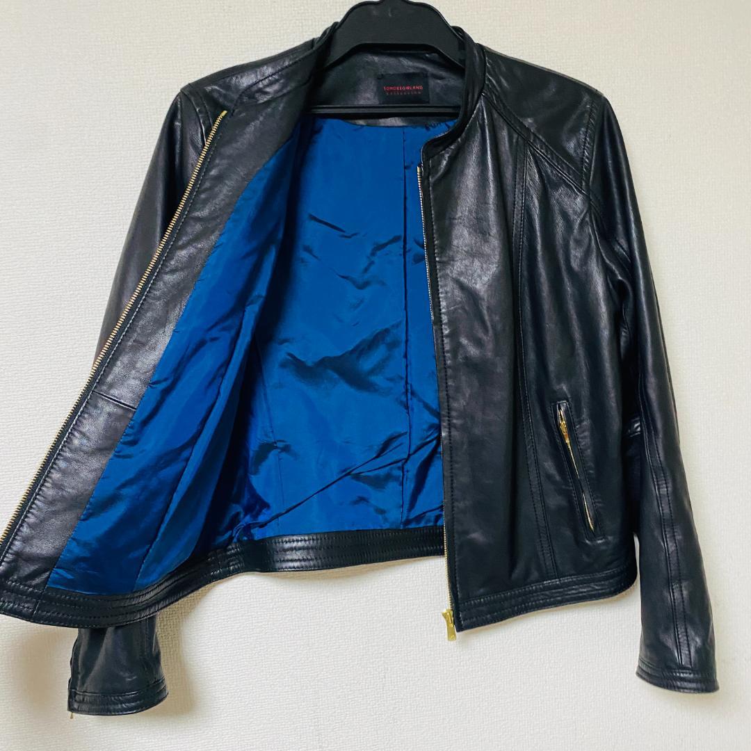 TOMORROWLAND ライダース シングル ラムレザー Lサイズ ブラック