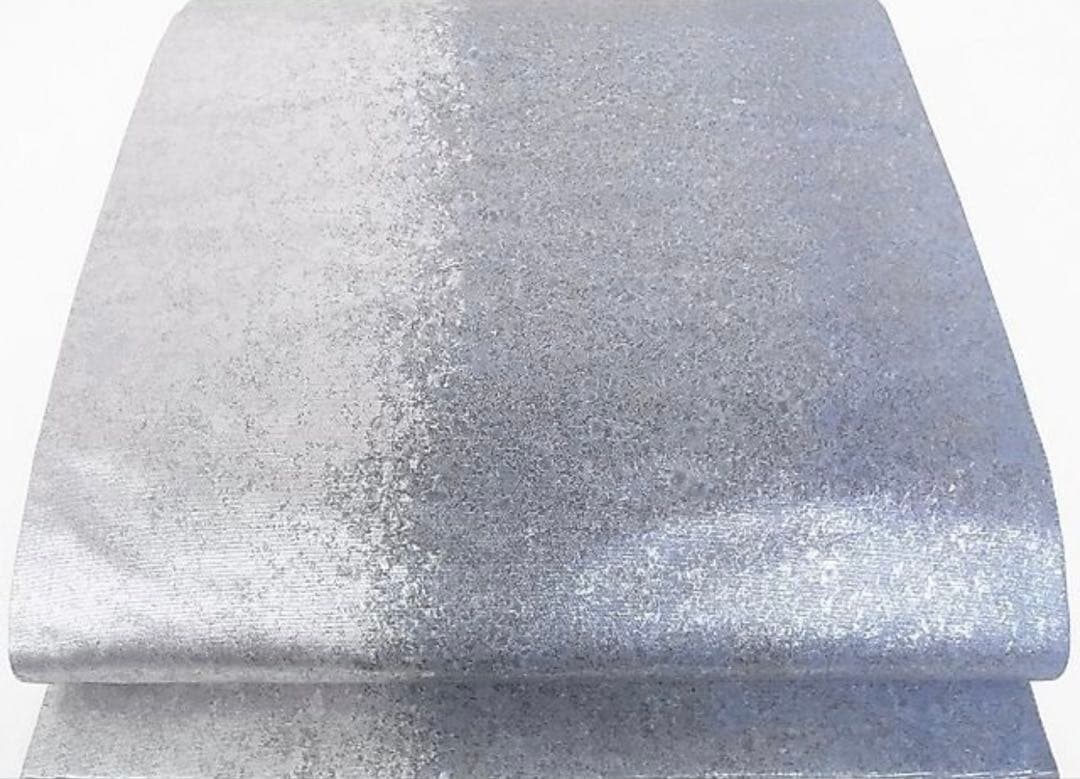 モデルサイズ小紋　霞文　たたき染め　正絹　六通柄袋帯　霞文　箔化省　引箔　丸洗い