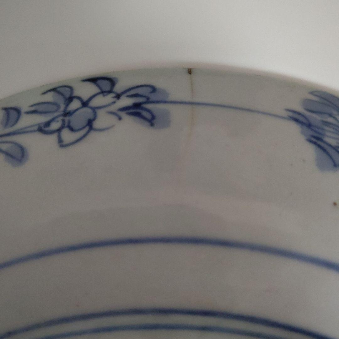 古伊万里 染付 鮎図 皿