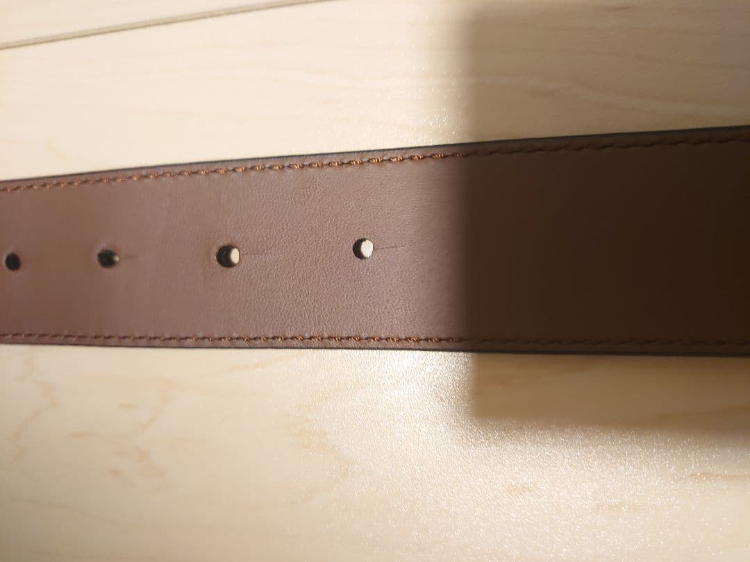 ロエベ　アナグラム　ベルト　リバーシブル　ブラック　タン