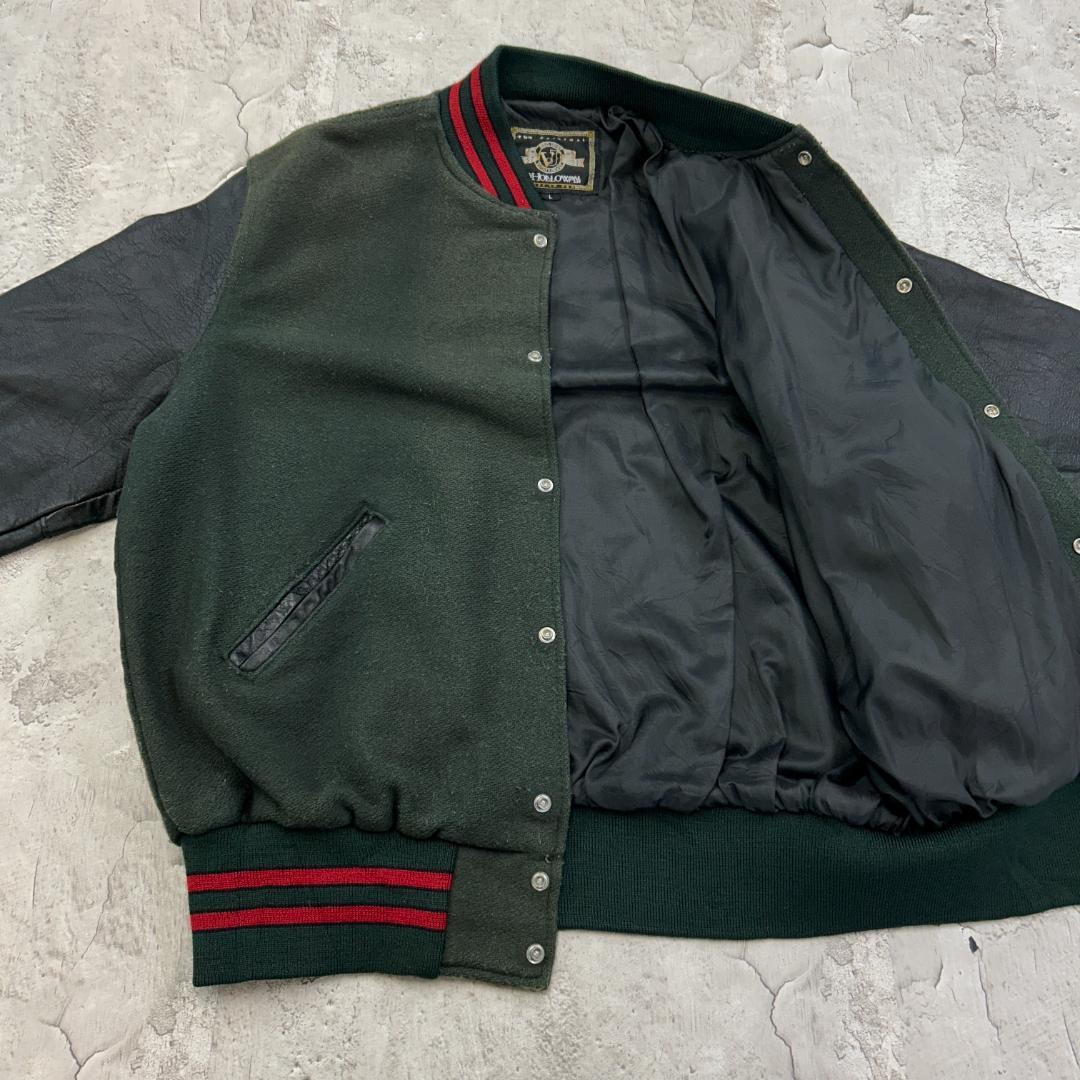 ぽ*ん様 USA製　HOLLOWAY　マウンテンデュー　企業　スタジャン　古着