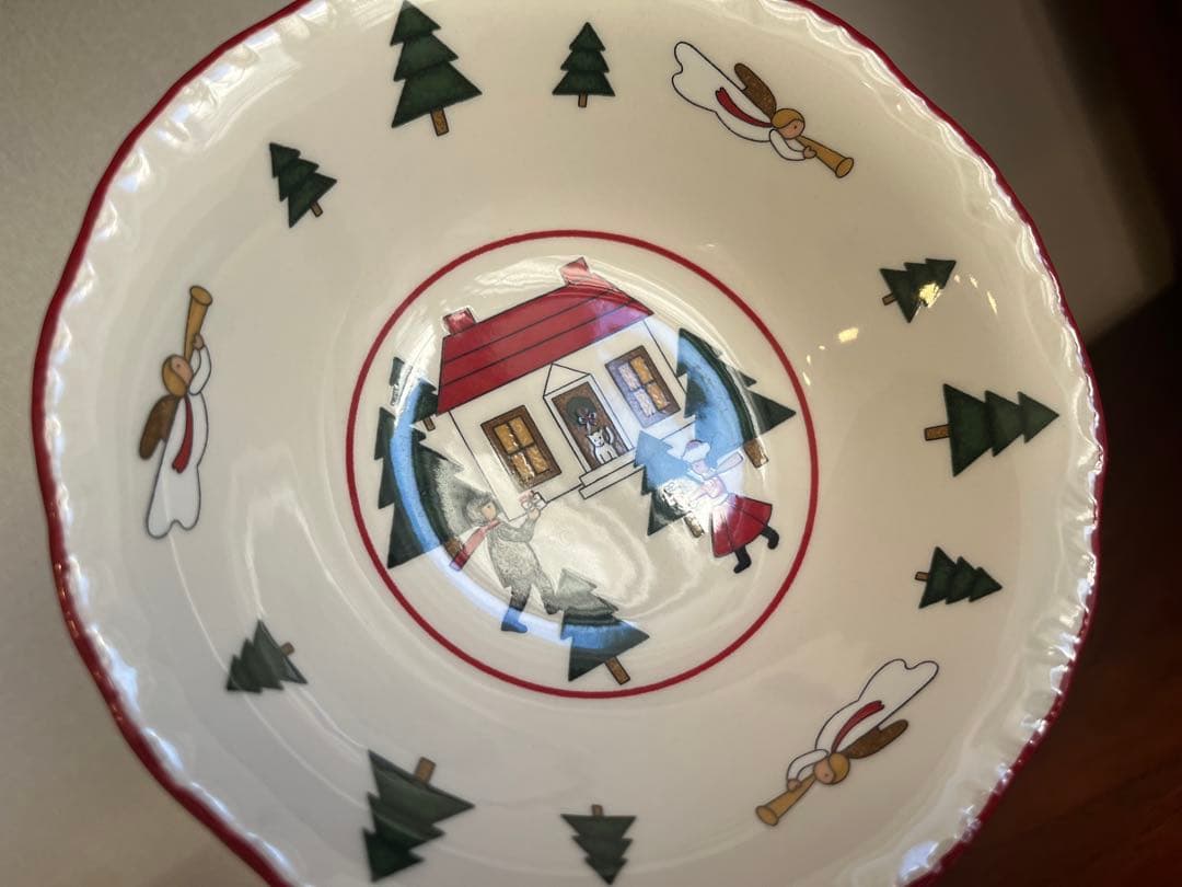 Mason’s Christmas village ボウル　4枚セット