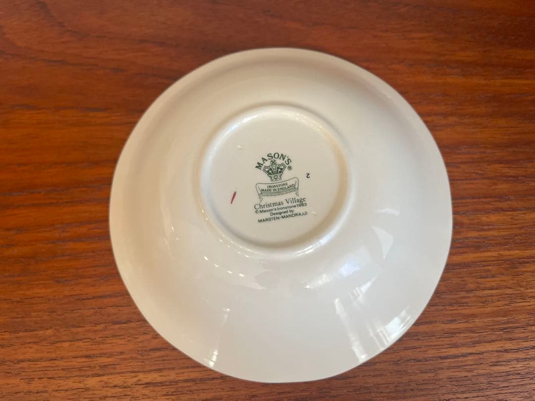 Mason’s Christmas village ボウル　4枚セット