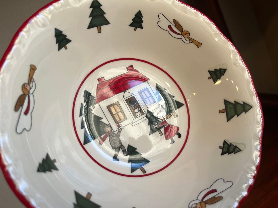 Mason’s Christmas village ボウル　4枚セット