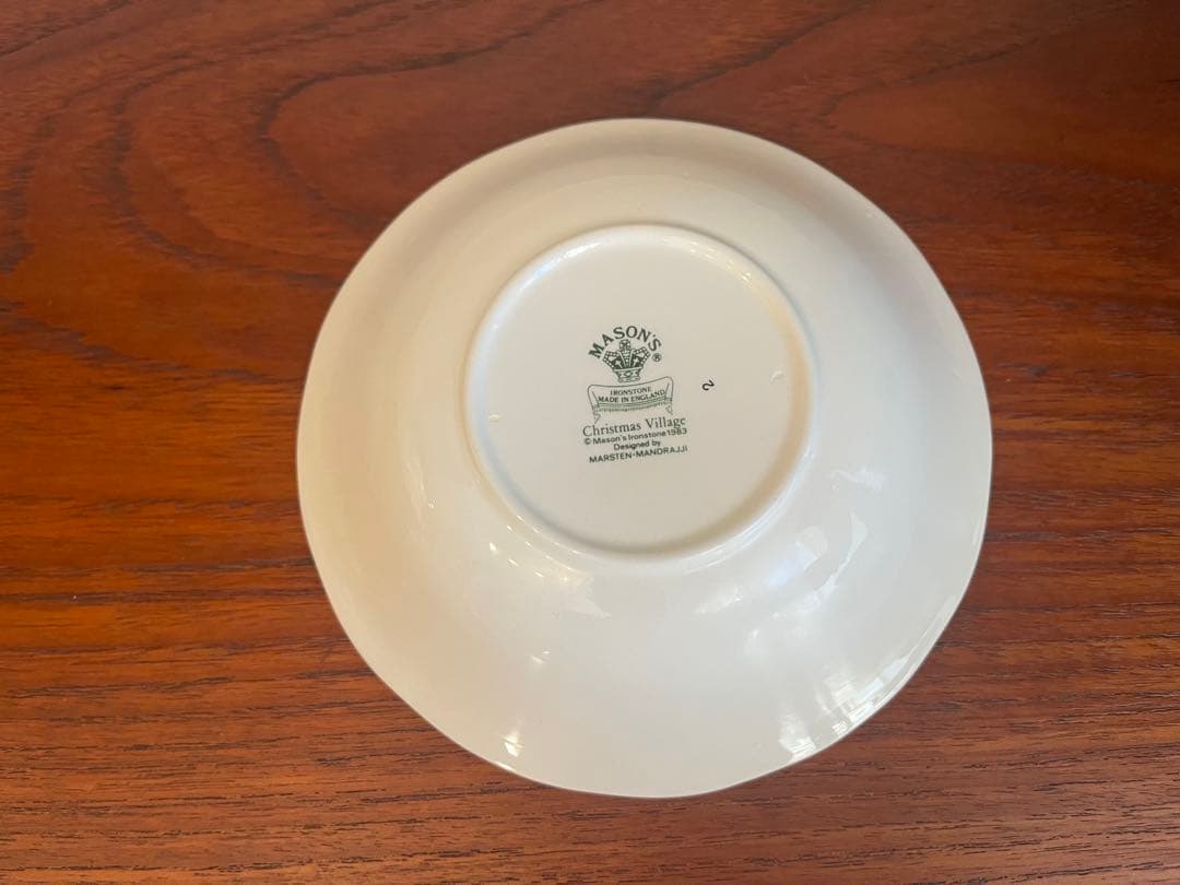 Mason’s Christmas village ボウル　4枚セット