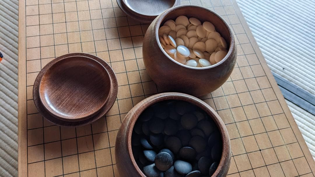 碁盤と碁石
