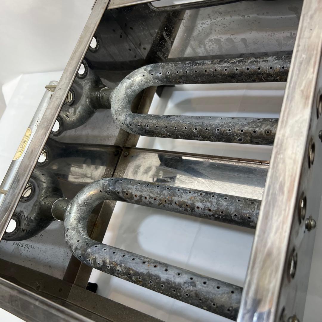 業務用 たこ焼き器 天然ガス用 2連 鉄板