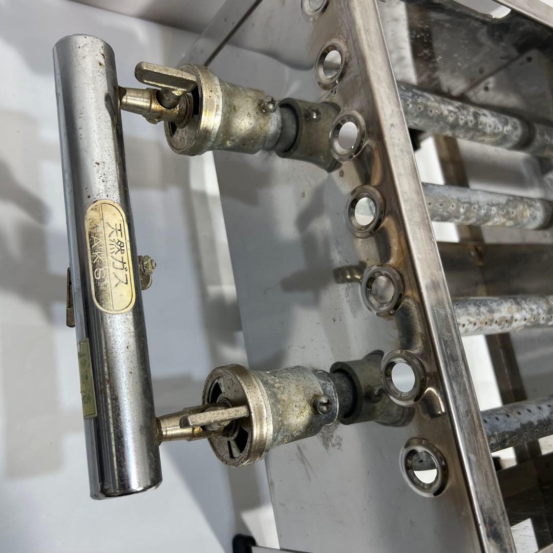 業務用 たこ焼き器 天然ガス用 2連 鉄板