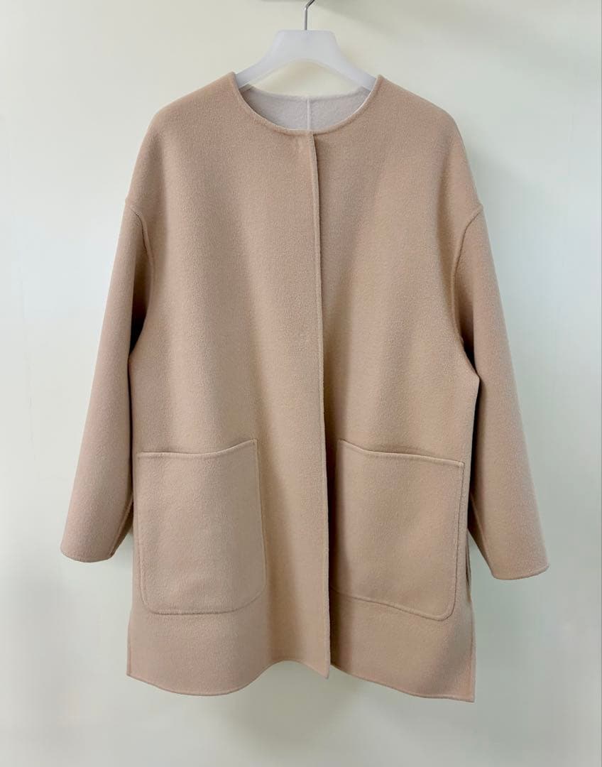 人気品 正規品 UNITED ARROWS バイカラーリバーミドルコート 36