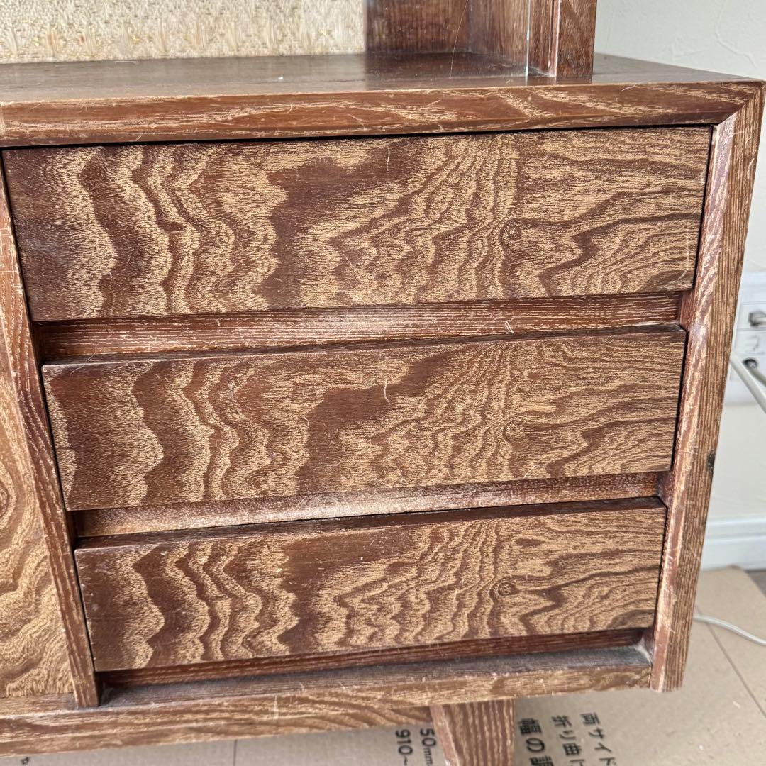 昭和レトロ　茶箪笥　和風引戸棚　食器棚