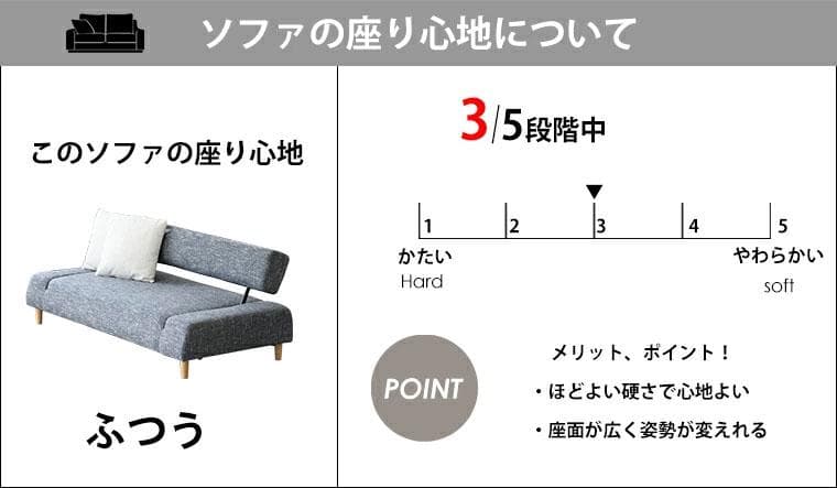 ソファー 3人掛け ソファーベッド リクライニングソファ 幅190cm 新品