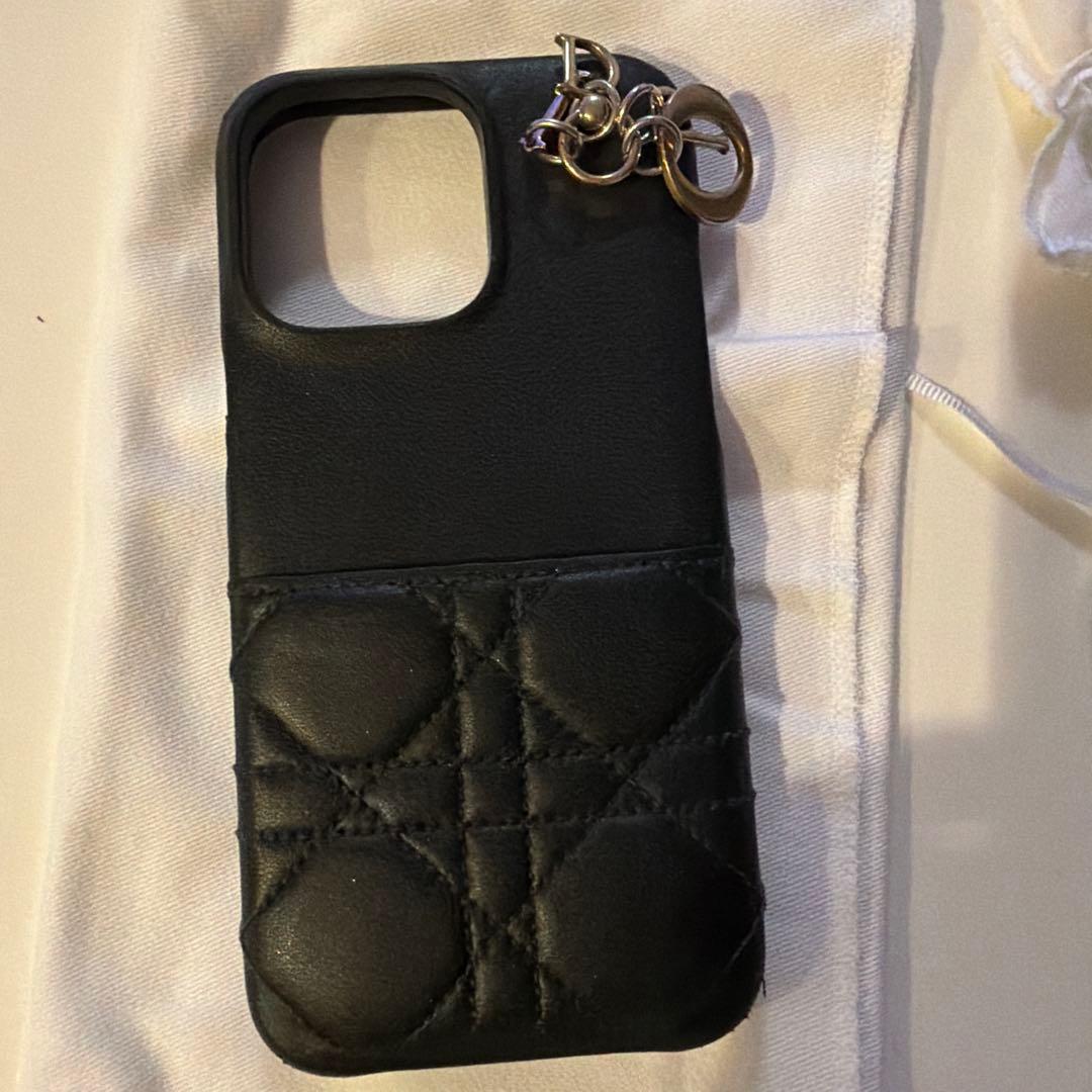 Dior ブラック アイホンケース15Pro MAX