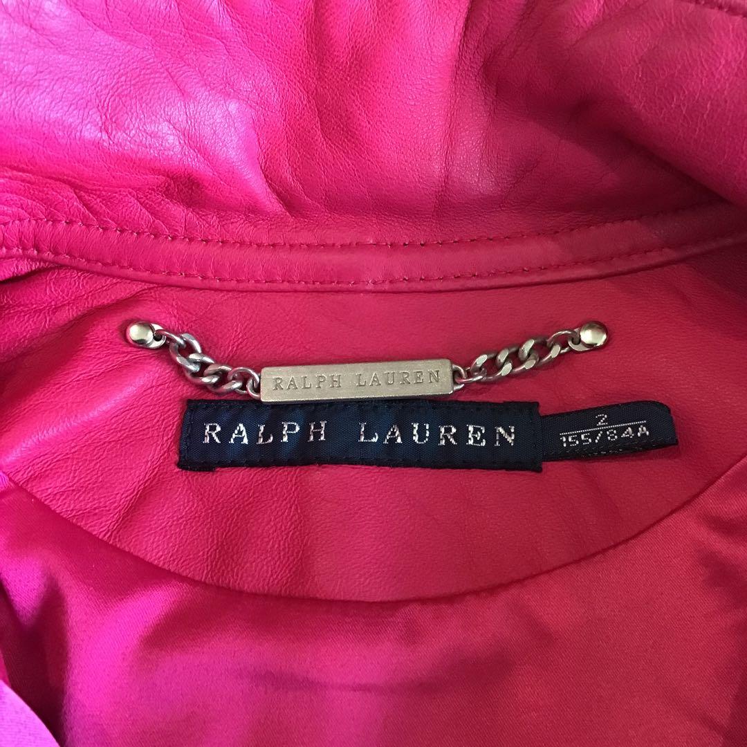 ラルフローレン モーターサイクルジャケット 羊革 レザージャケット 革ジャン