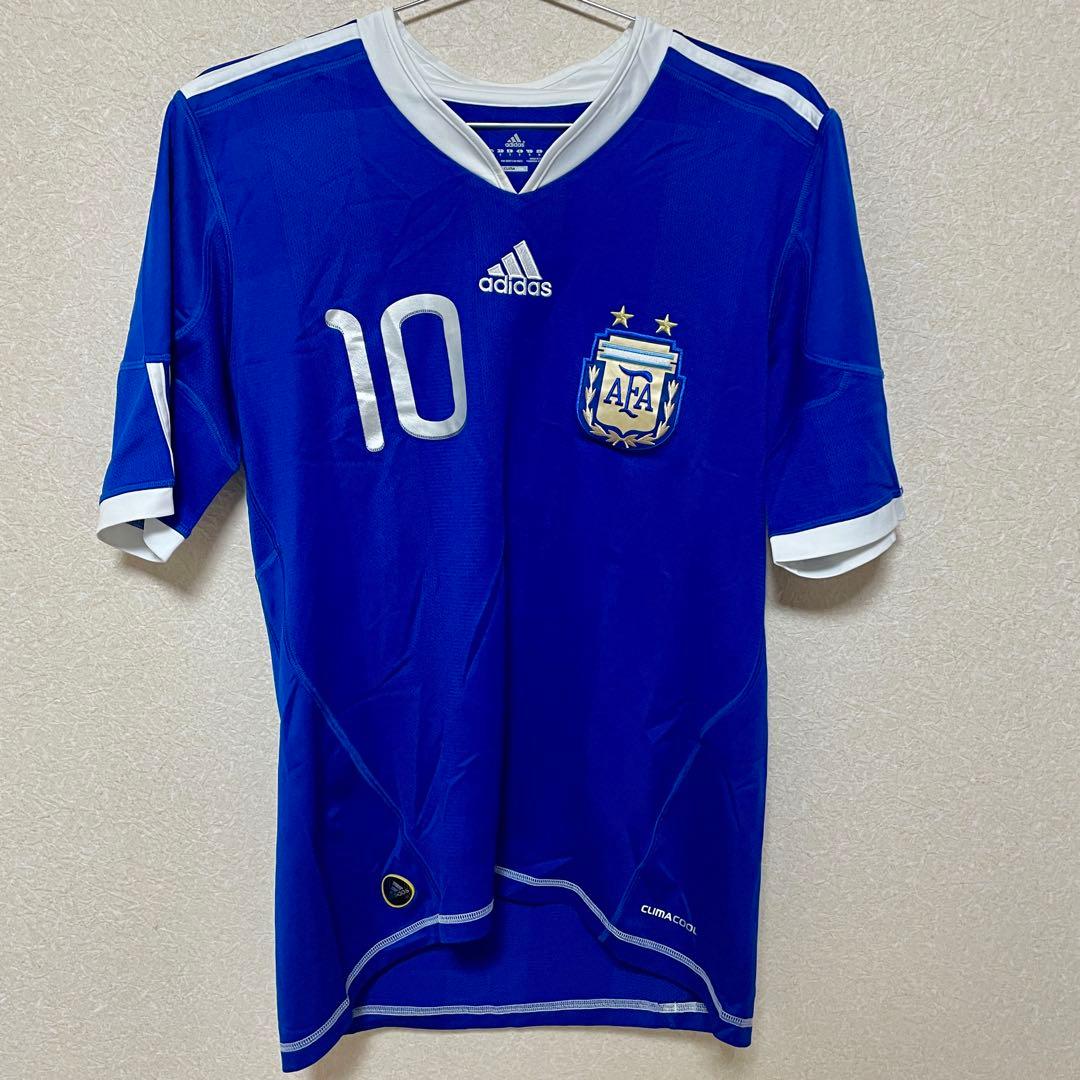 【正規品】2010 アルゼンチン代表 アウェイ メッシ M 美品