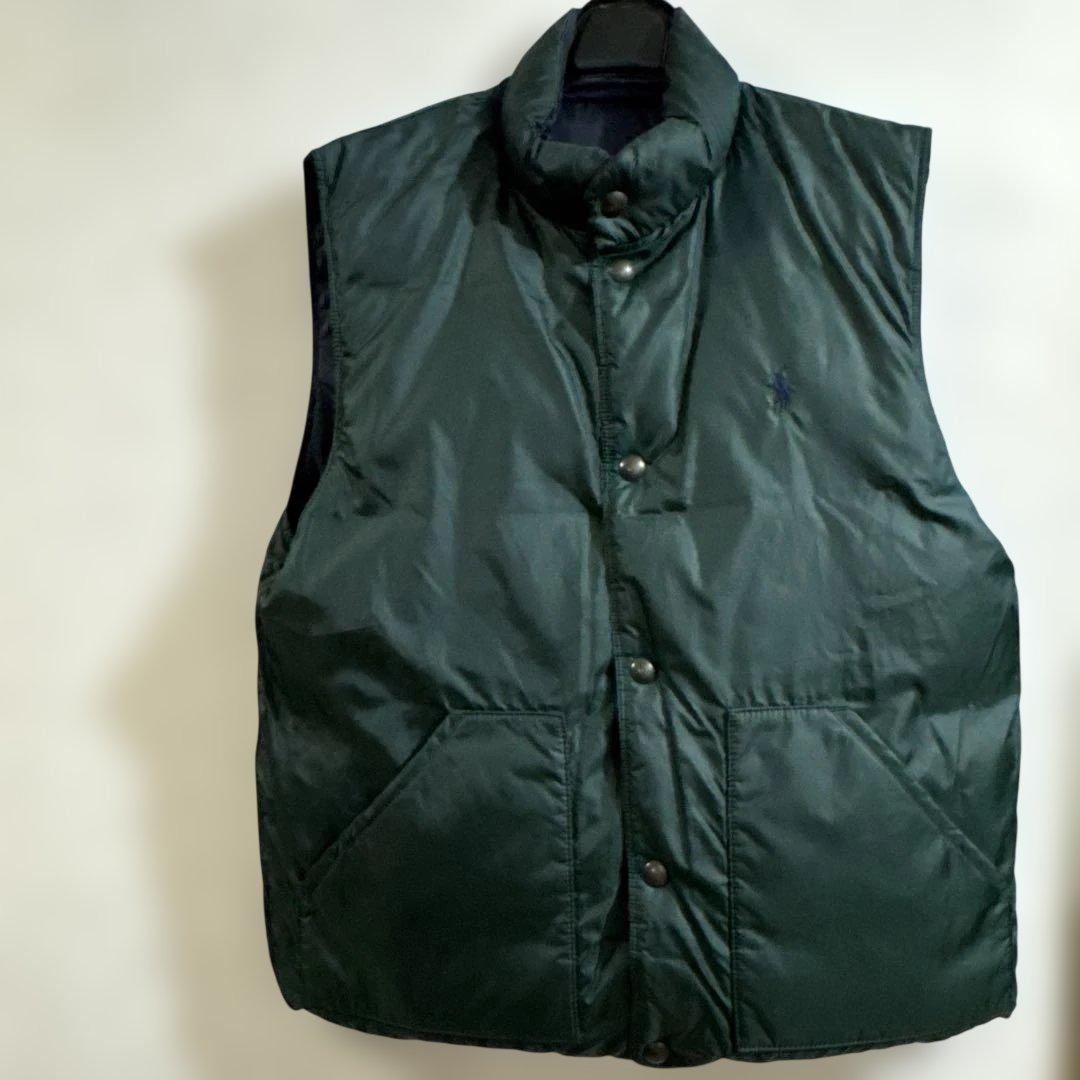 ラルフローレン ダウンベスト リバーシブル ヴィンテージ 90s
