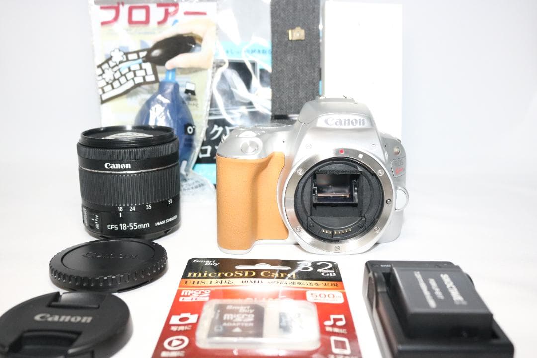 人気機種⭐希少シルバー おしゃれ⭐Canon Kiss X9 ⭐ 一眼レフ