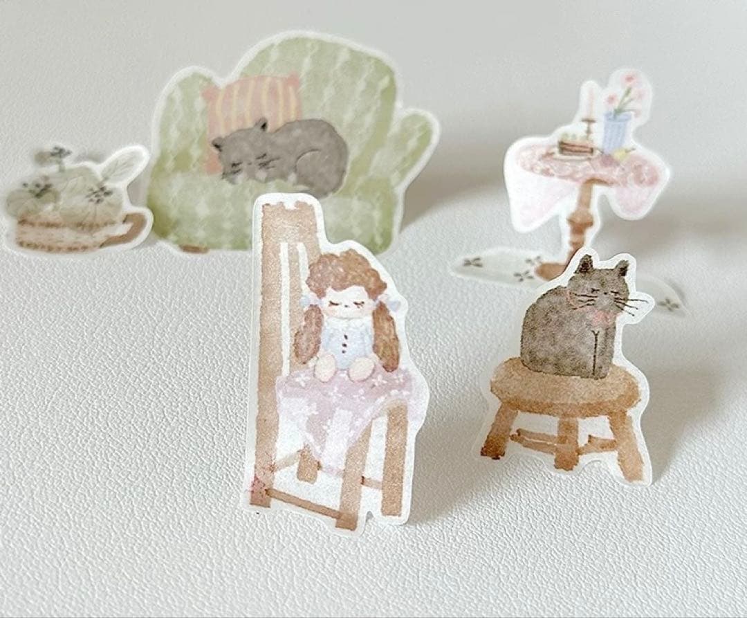 海外マスキングテープ巻売り child 人物マスキングテープ アニマル