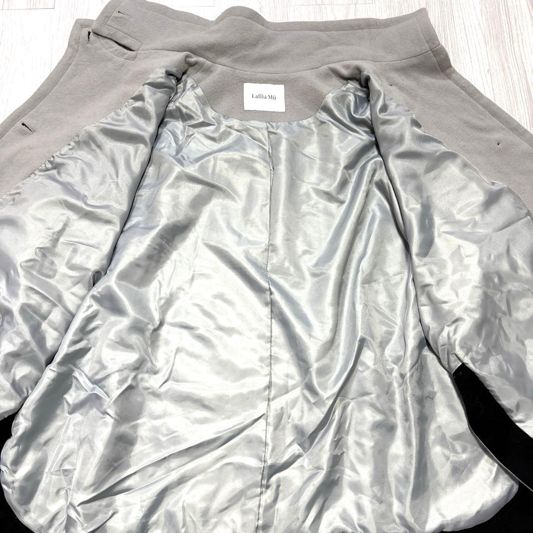 専用【24AW/美品】Lallia Mu　ラリアムー　スタンドカラー　コート