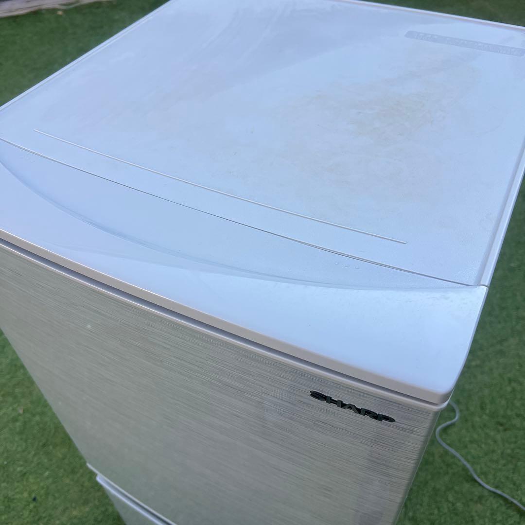 【横浜市内】2020年製　シャープ 137L 2ドア冷蔵庫 左右付け替え可能ドア