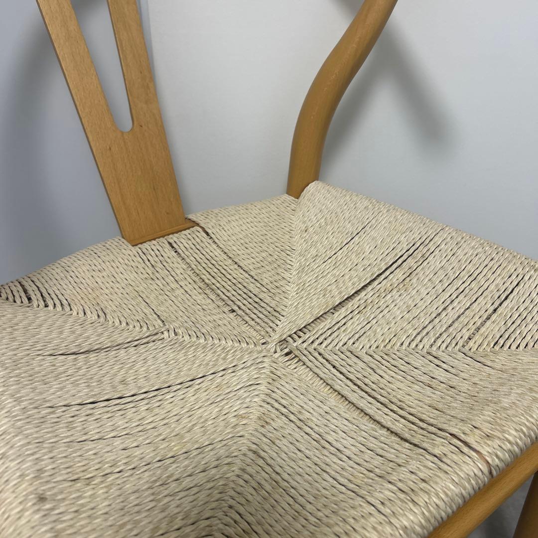 ダイニングチェア 北欧Yチェア風 ペーパーコード リプロダクト ナチュラル 1