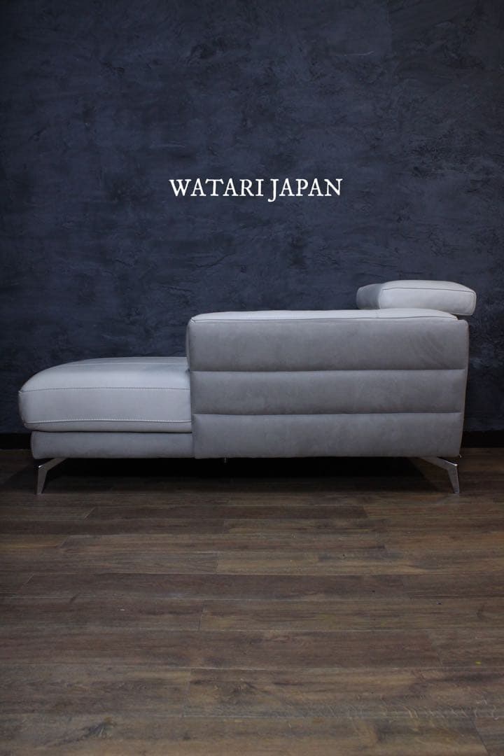 首都圏送無料〜ワタリジャパン 35万極上　本革　コーナー　ソファ　オフホワイト