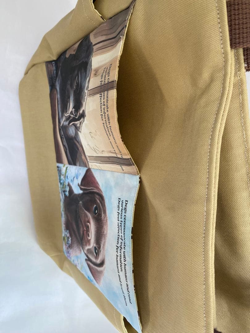 ラブラドール　キャンパストート&ラウンドトート　サイドポケット付き