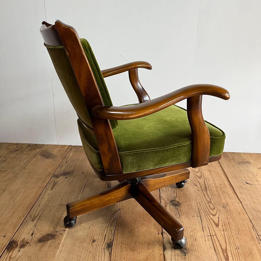 オールド カリモク karimoku コロニアル チェア 椅子 グリーン