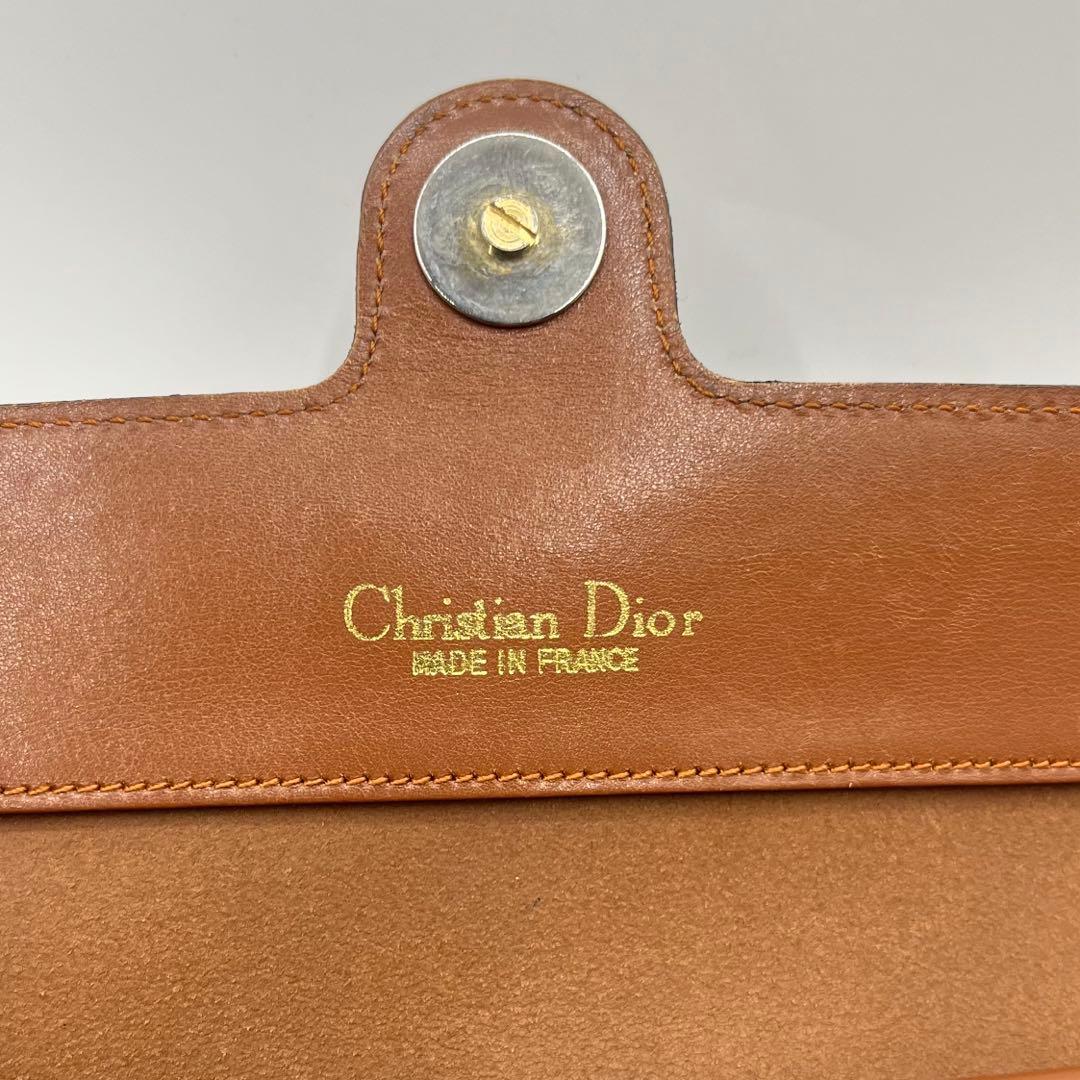 【美品】Dior ショルダーバッグ　トロッター　チェーン　レザー　ヴィンテージ