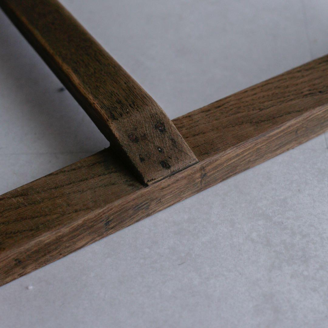 オーク材 チーク材 フランス アンティークデスク 無垢材 ブロカント 古家具