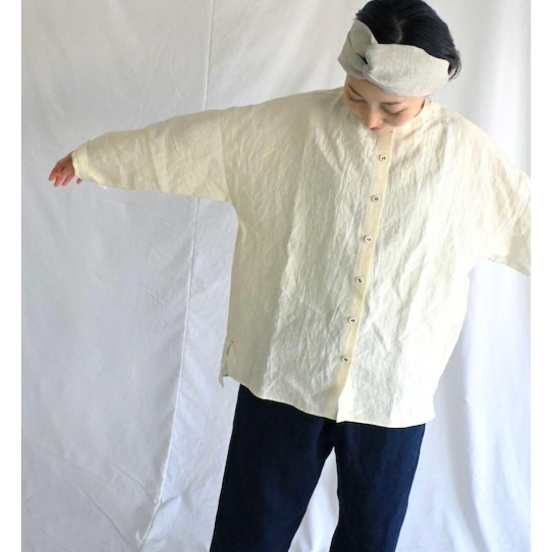 chishiro 国産天日干しリネンＢＯＸシャツ　新品未使用