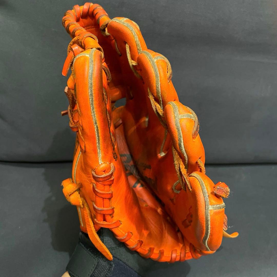 ミズノ BuwLeague 軟式用 仁志モデル 二塁手用 右投用　グラブ袋付き